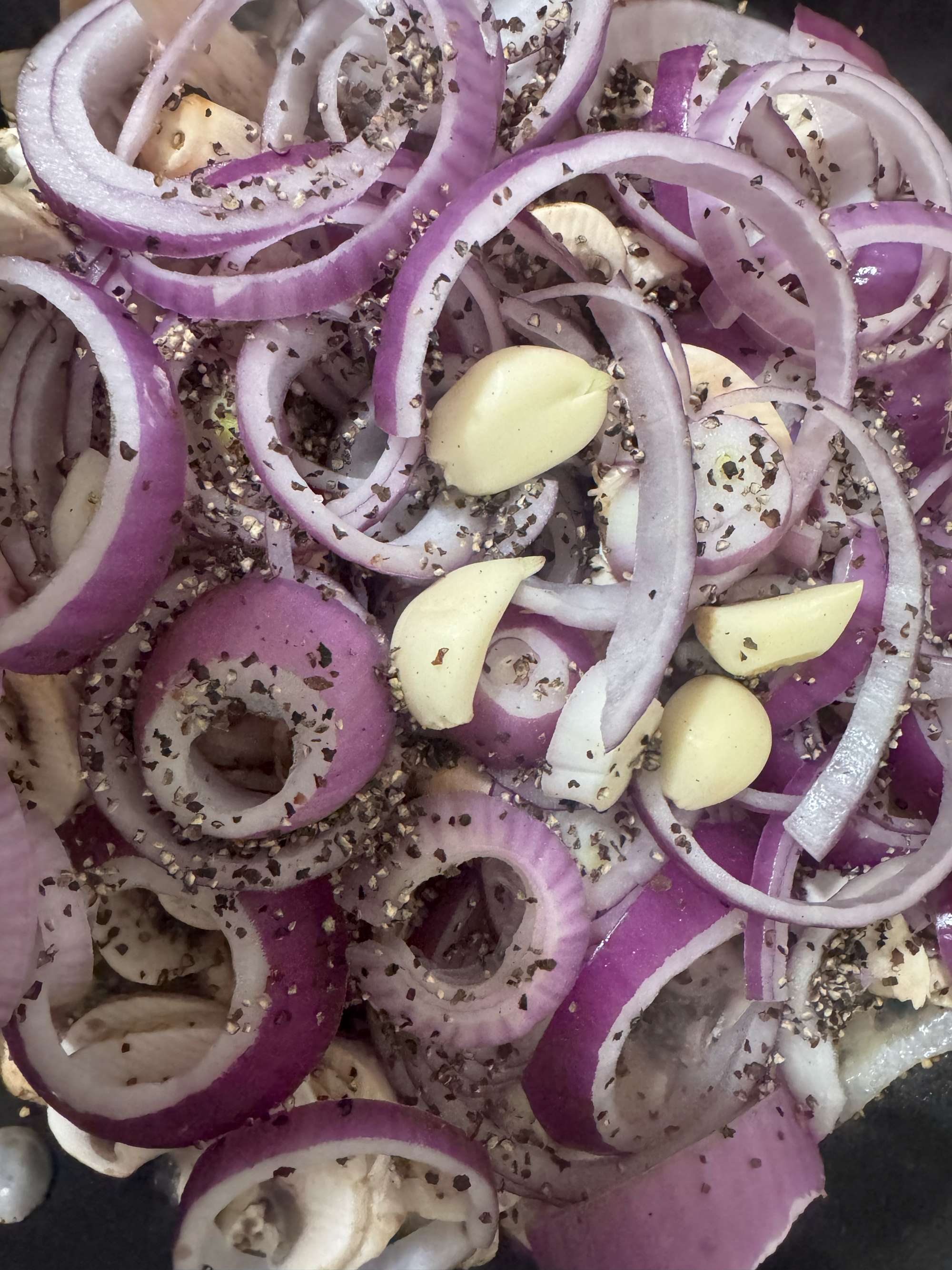 Mushroom Medley w/Bourbon Smoked Sea Salt & Pepper