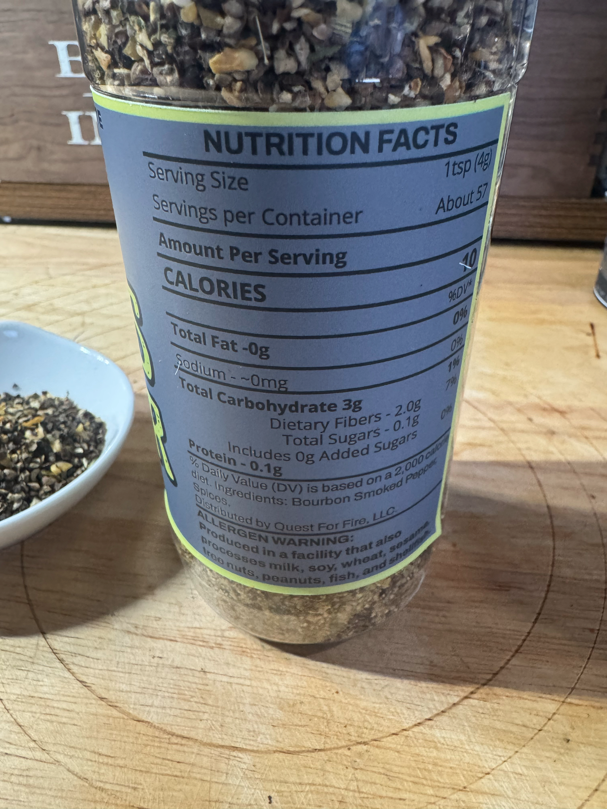 Bourbon Smoked Citrus Pepper