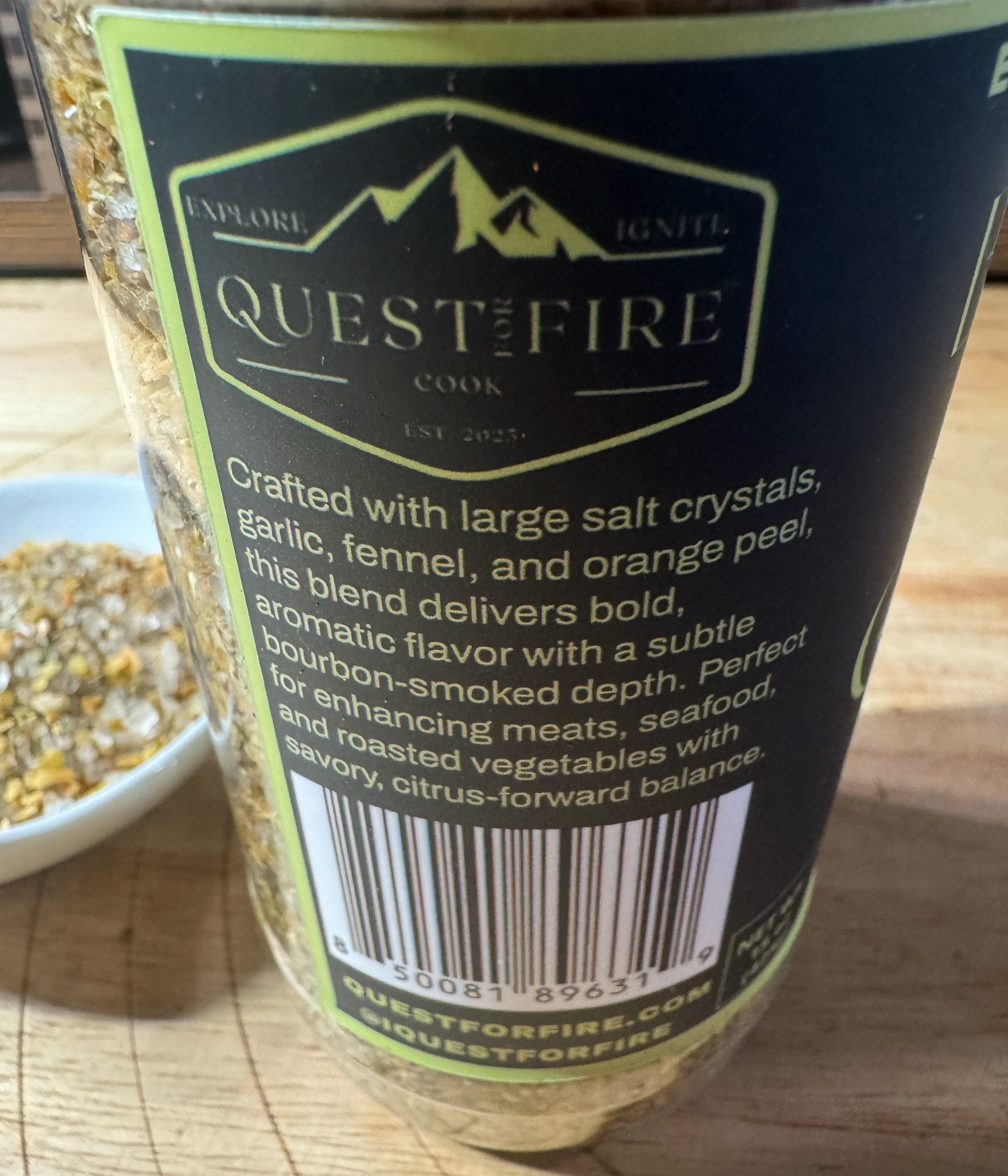 Bourbon Smoked Garlic Salt