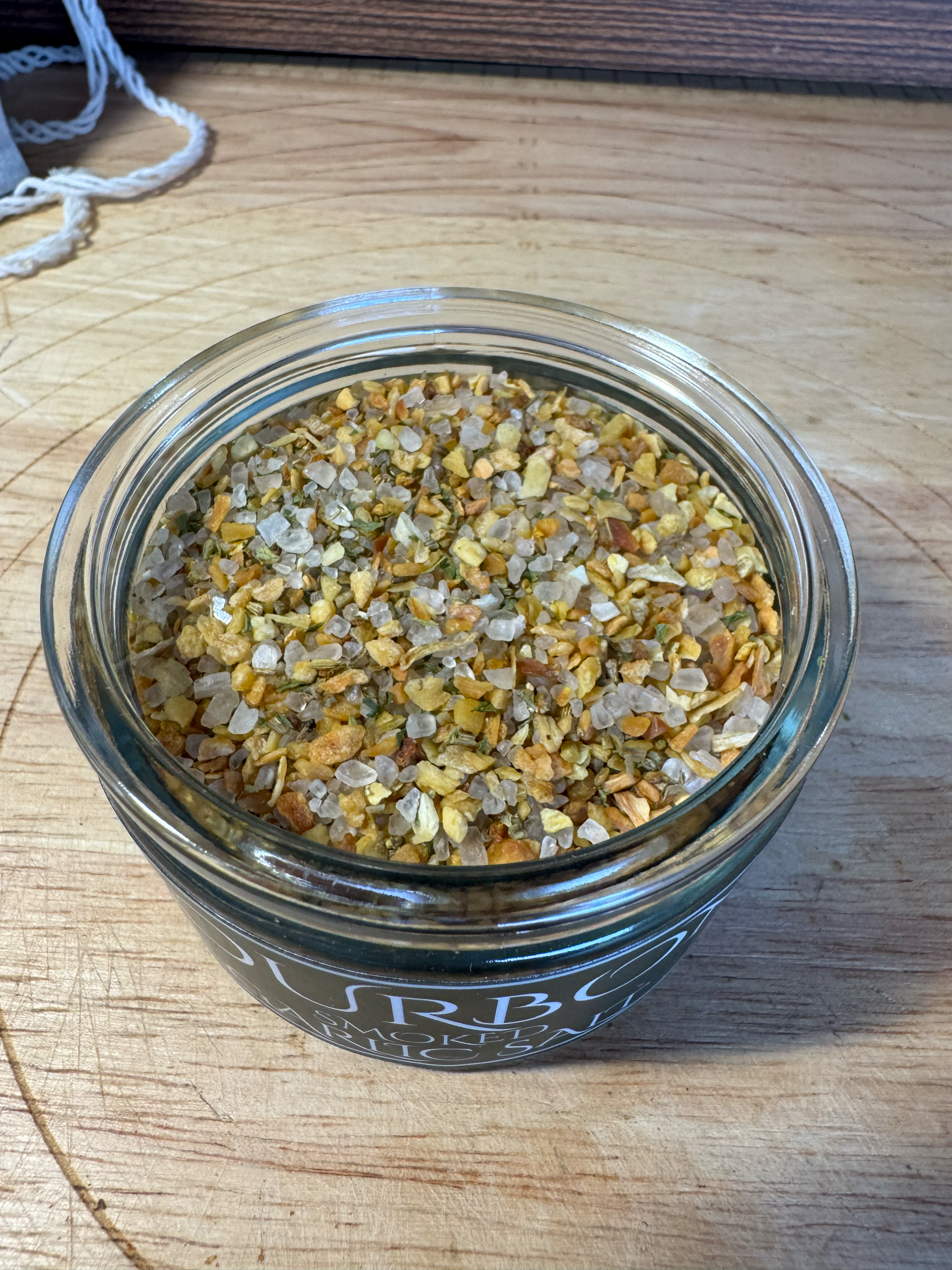 Bourbon Smoked Garlic Salt