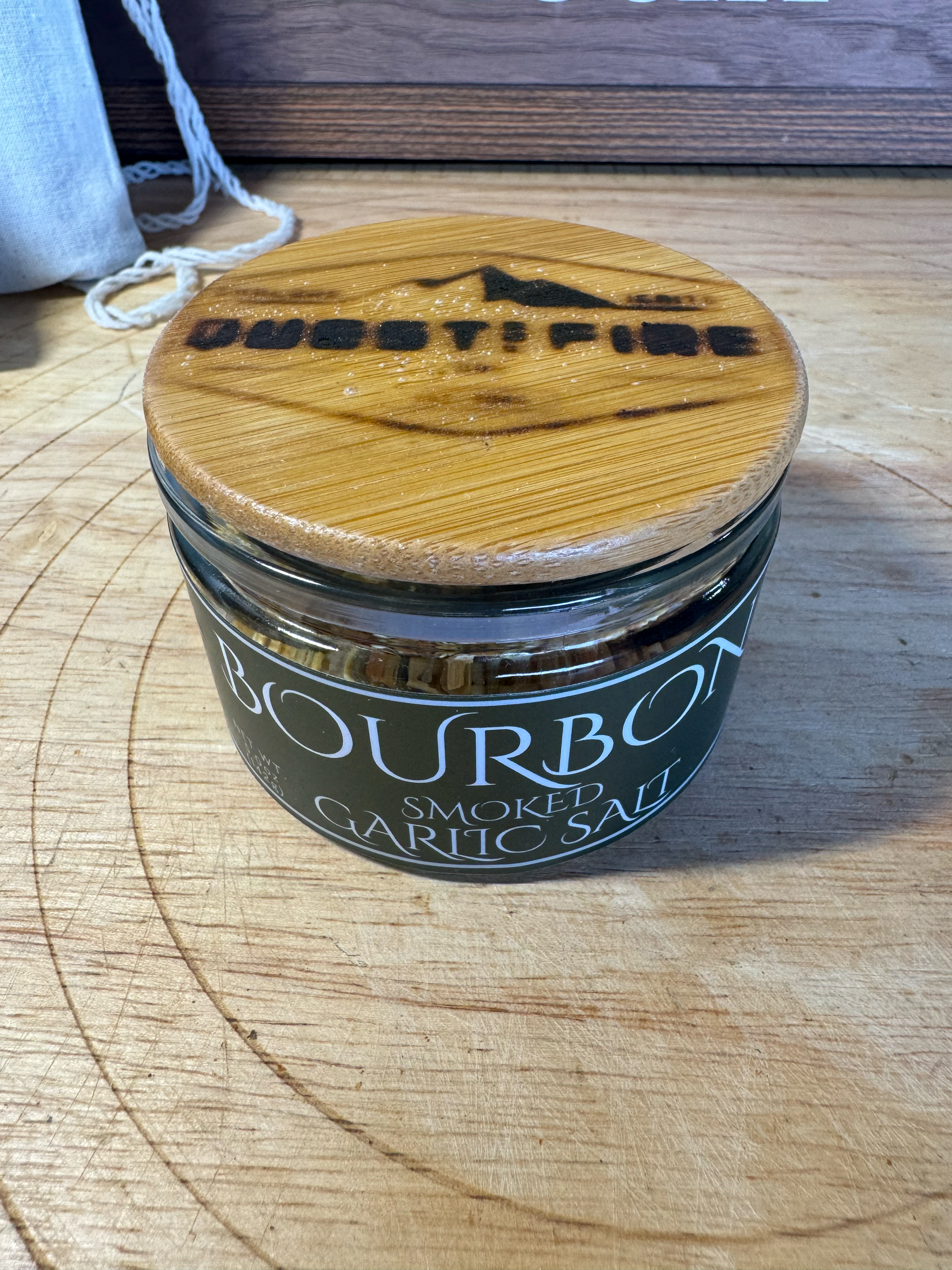 Bourbon Smoked Garlic Salt