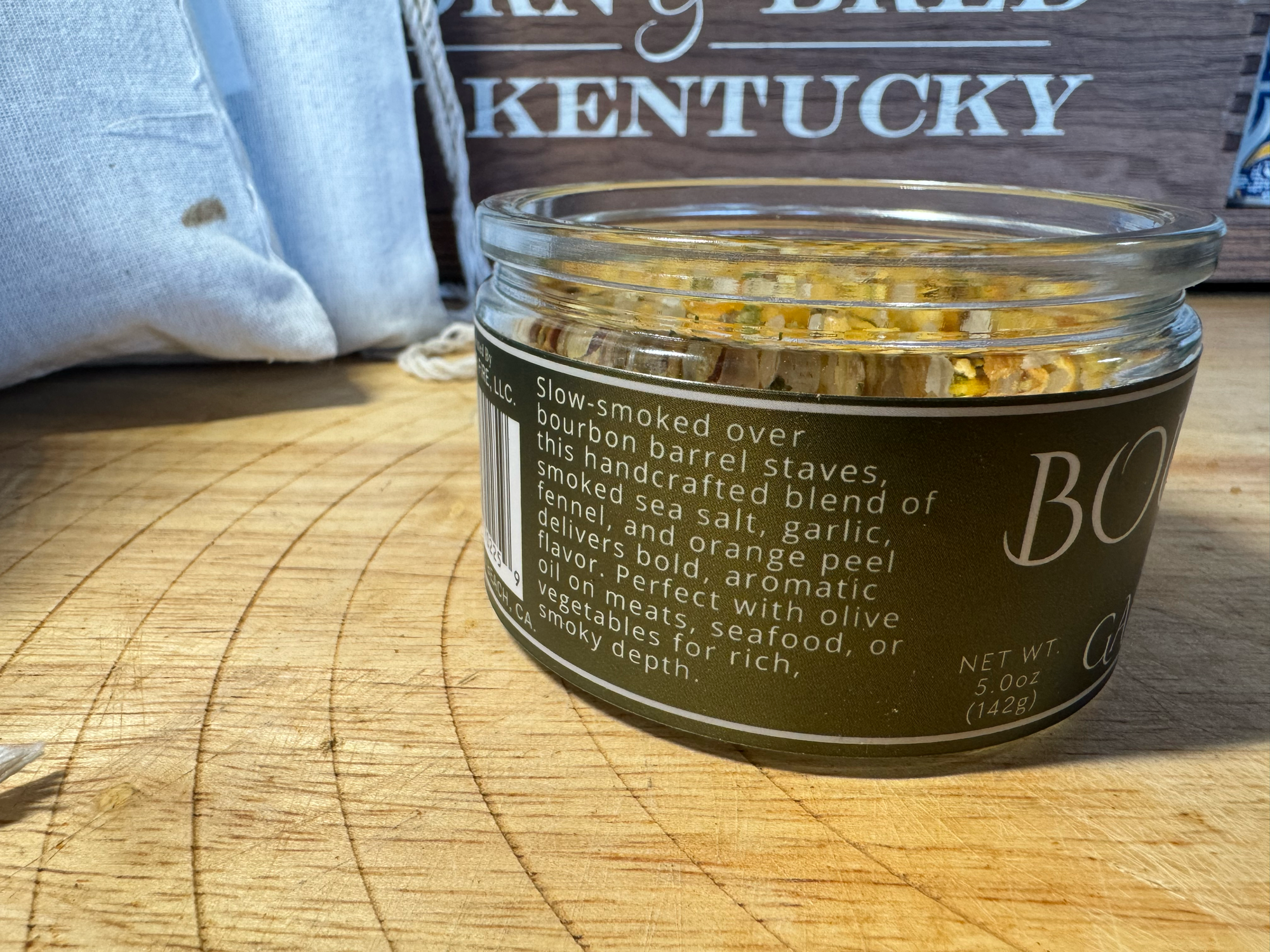 Bourbon Smoked Garlic Salt