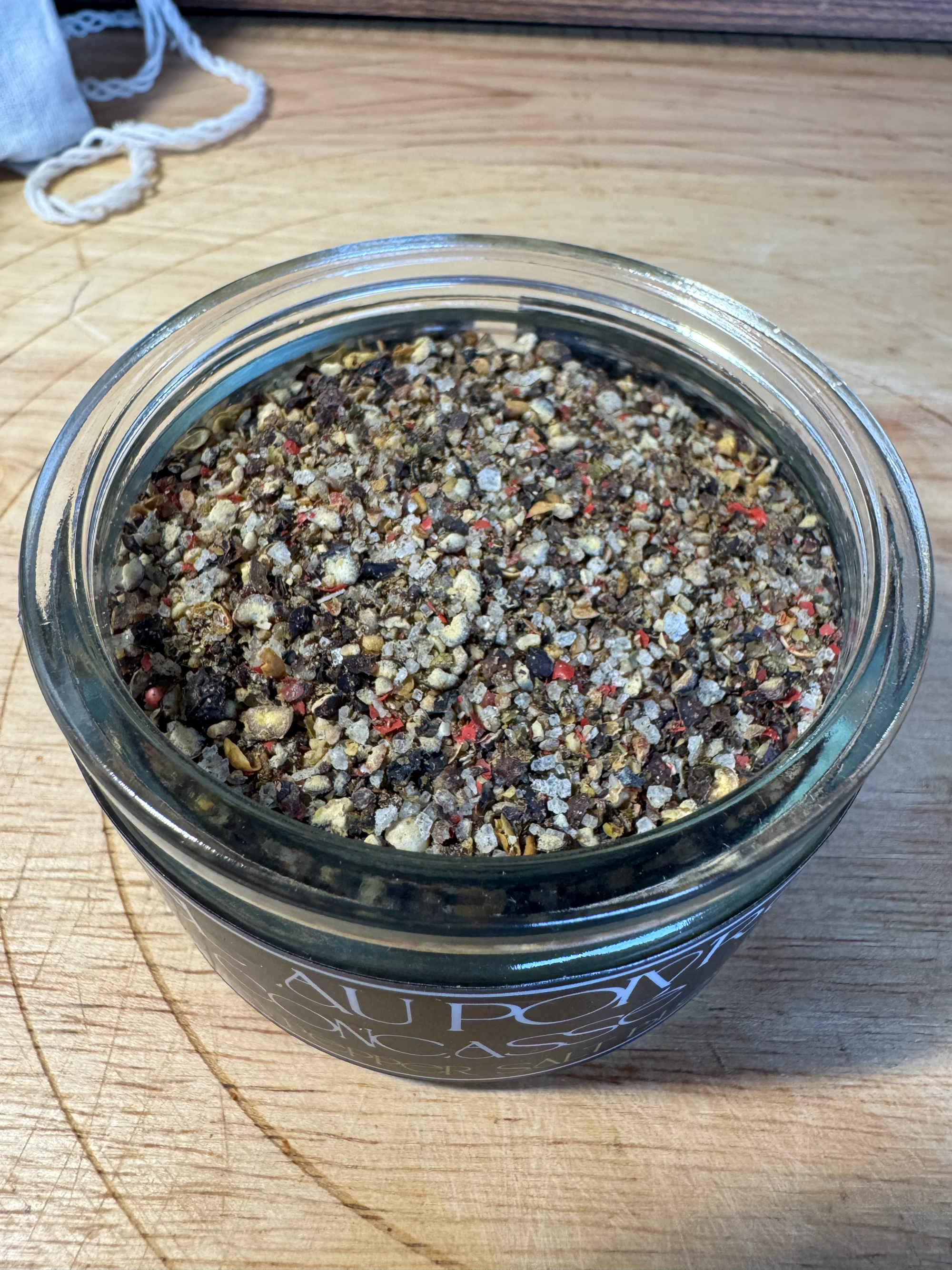 POIVRE CONCASSÉ –Gourmet Peppercorn & Sea Salt Blend