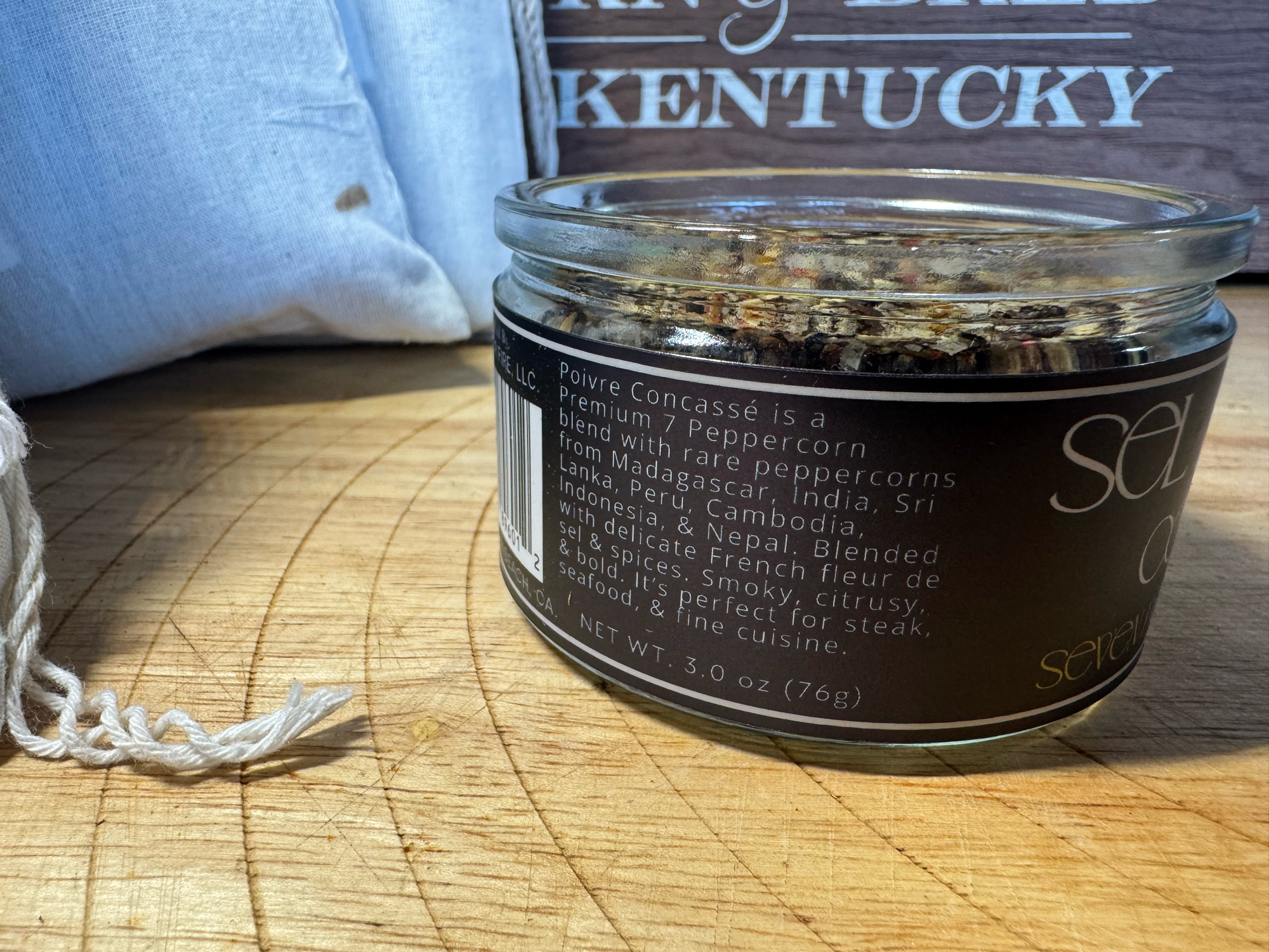 POIVRE CONCASSÉ –Gourmet Peppercorn & Sea Salt Blend