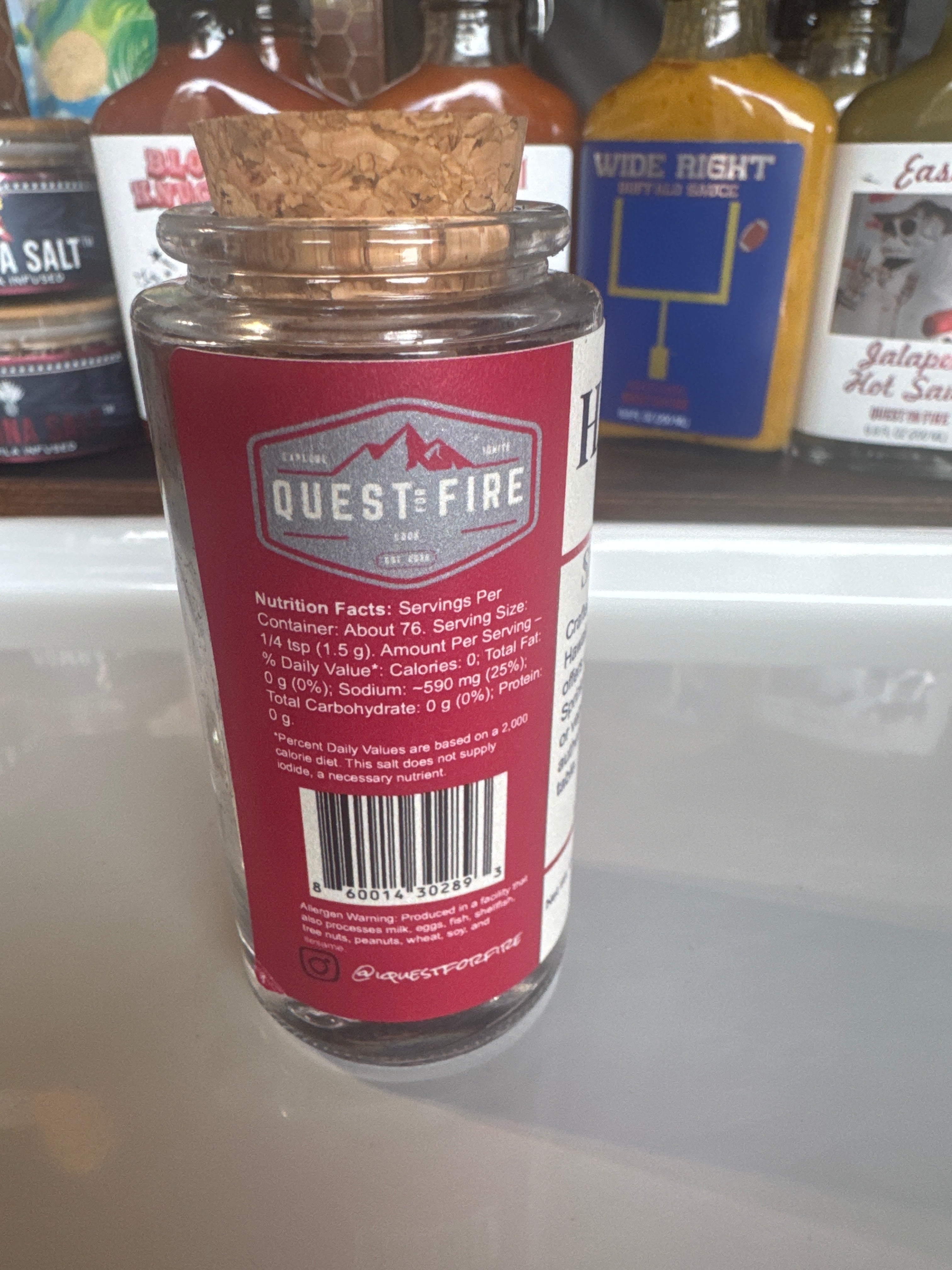 Hawaiian Smoked Kiawe Sea Salt