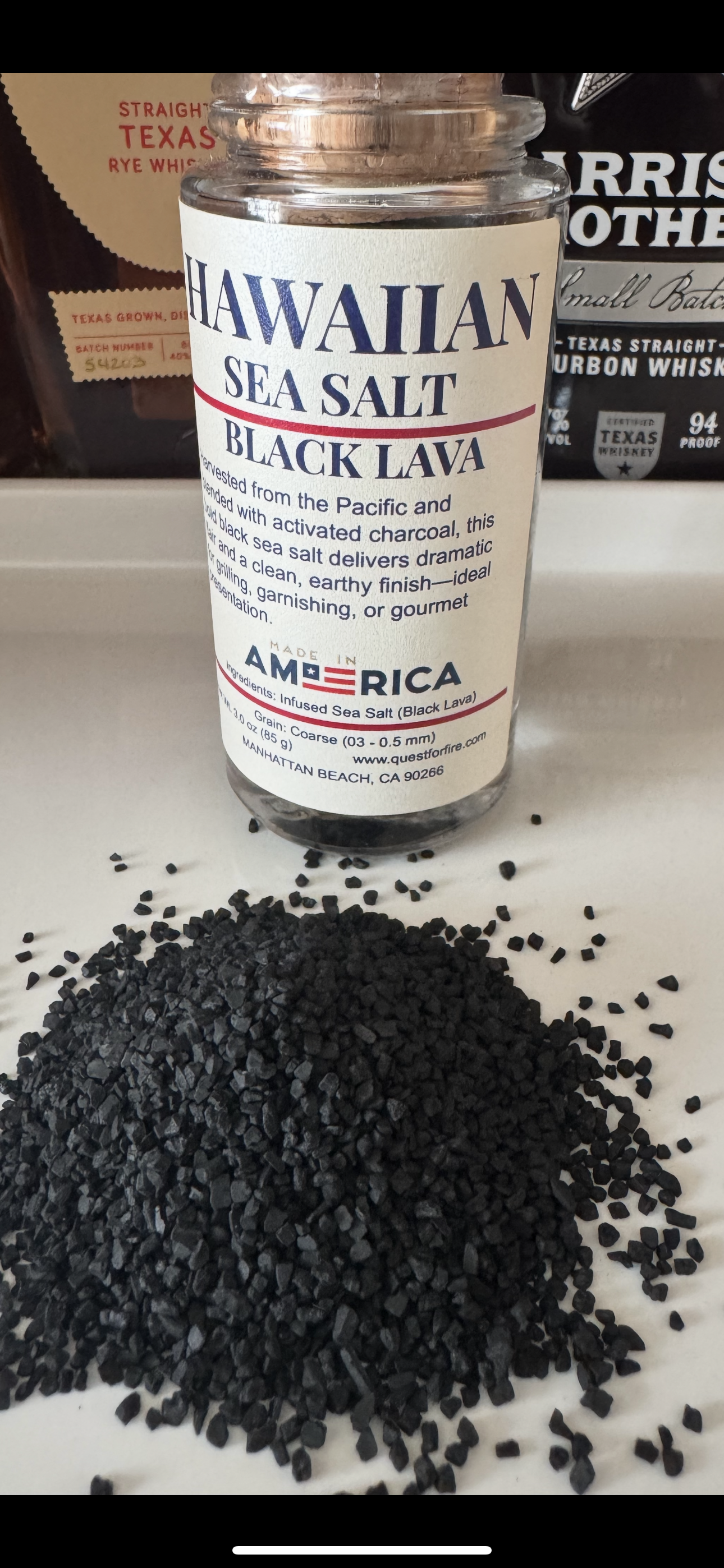 Hawaiian Black Lava Sea Salt