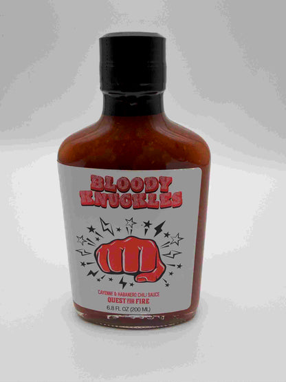 Bloody Knuckles – Extra Hot Smoked Garlic Chili Sauce 🔥
