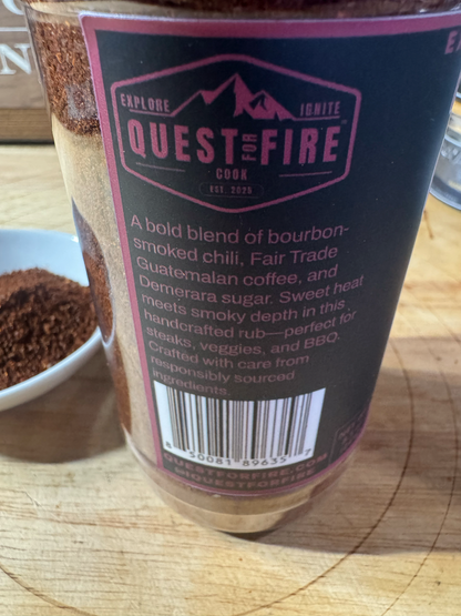Bourbon Smoked Chili & Coffee Rub