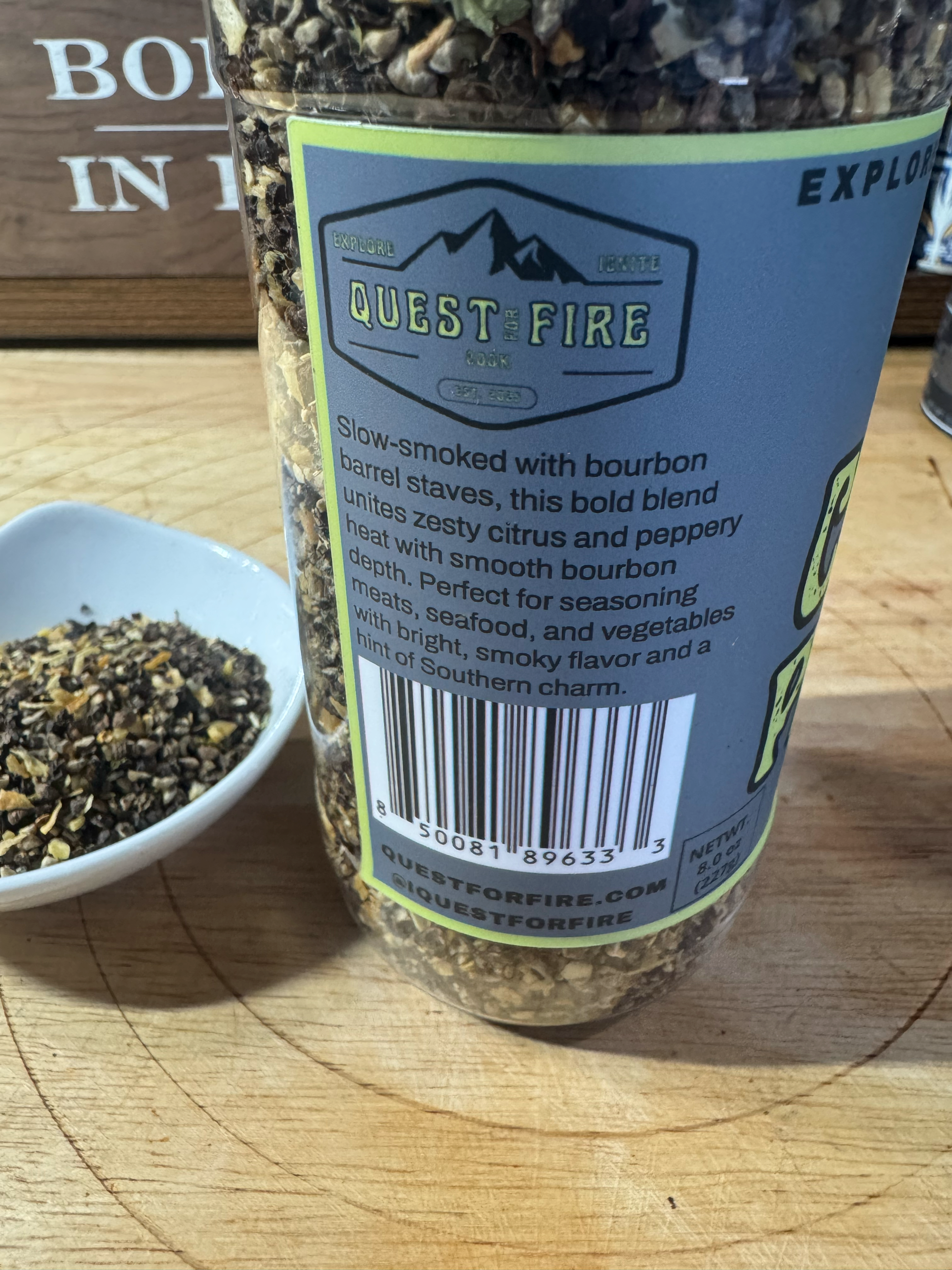 Bourbon Smoked Citrus Pepper