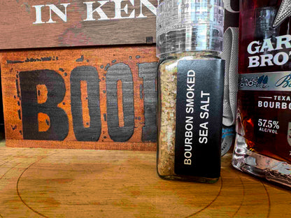 Bourbon Smoked Sea Salt Grinder Bottle