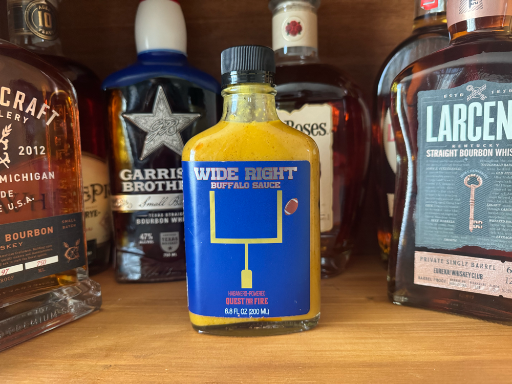 Wide Right Buffalo Sauce with an Extra Kick & Deep Smoky Finish