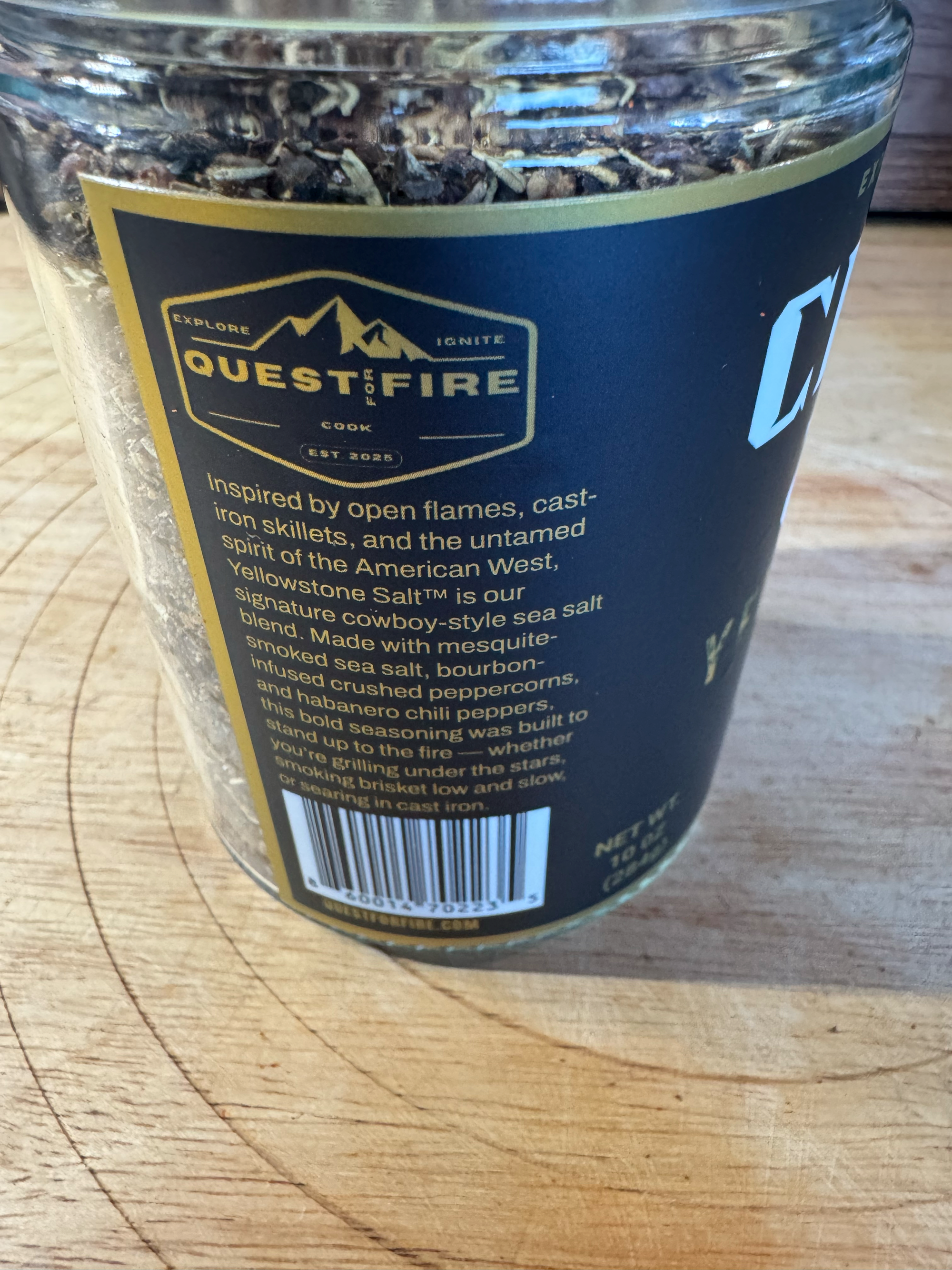 Yellowstone Salt™ Chef's Jar