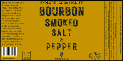 Bourbon Smoked Sea Salt & Pepper