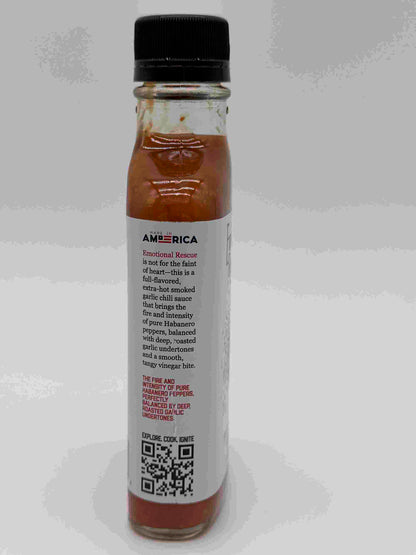 Emotional Rescue – Extra-Hot Smoked Garlic Chili Sauce