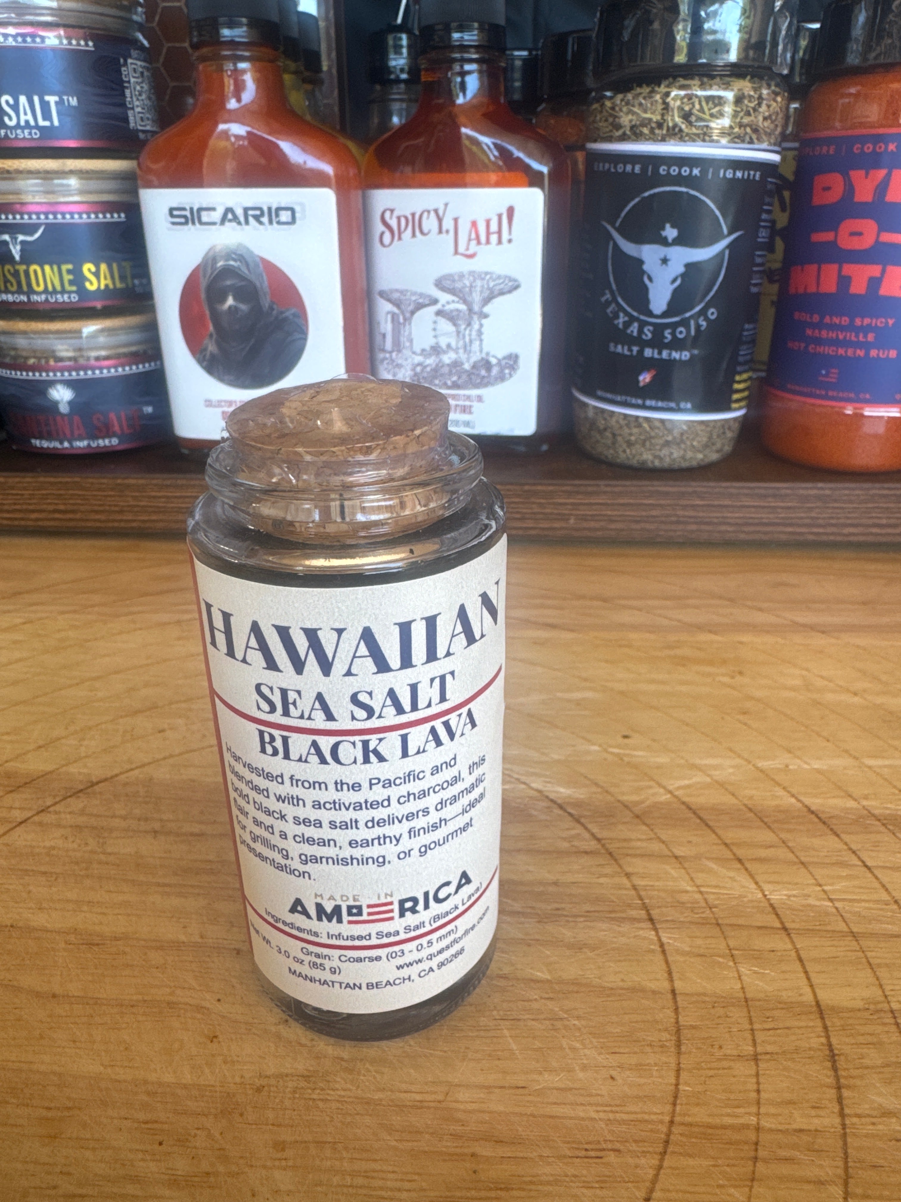 Hawaiian Black Lava Sea Salt