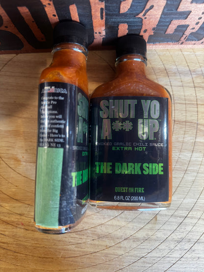 SHUT YO A** UP™– Extra-Hot Smoked Garlic Chili Sauce