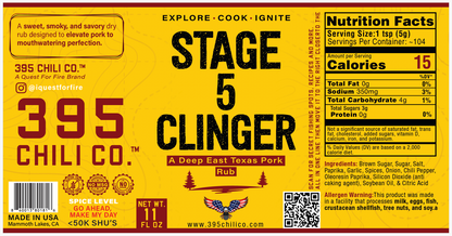 STAGE 5 CLINGER - Sweet & Smoky Pork Rub