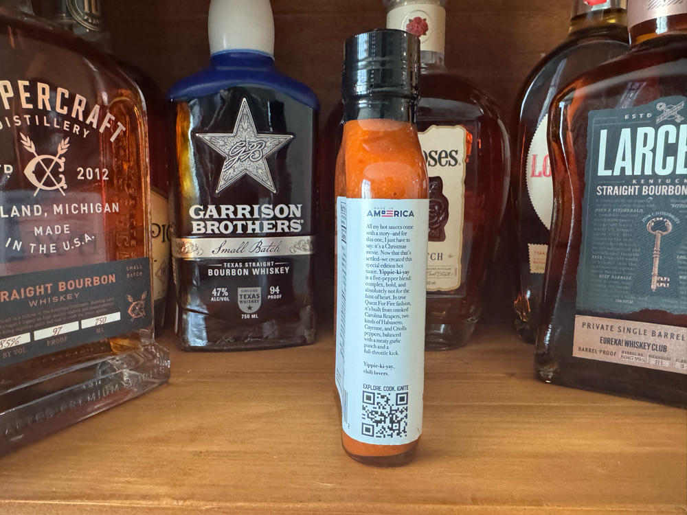 Yippie-ki-yay, Motherf—er.– The Ultimate Five-Chili Hot Sauce