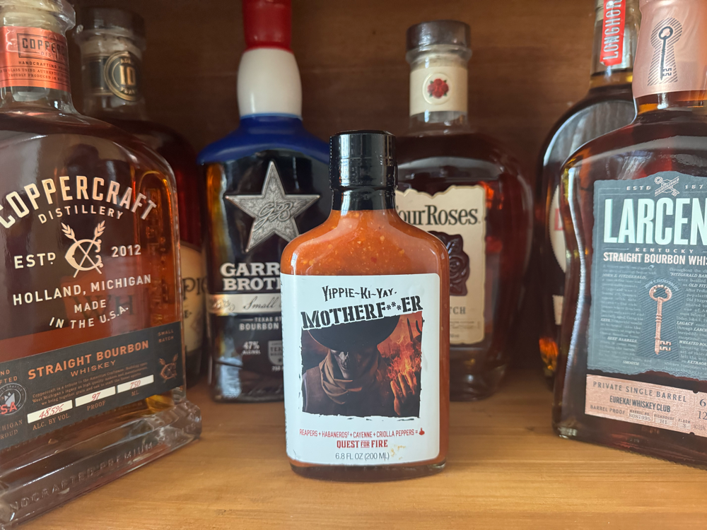 Yippie-ki-yay, Motherf—er.– The Ultimate Five-Chili Hot Sauce
